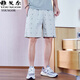 Yager [High-String Pure Cotton] 2025 SOMMER SOMMER NEUER CASISSCHLAGEN SPORTSHERS SHORTS MÄNNER ERHALTEN LOSSER BEACH FÜNF-Punkte-Hose Dunkelblau-D9215 XL