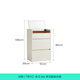 Lin's Home Mini Bedside Table Dressing Table Integrated Bedroom Simple Corner Small Dressing Table Storage Cabinet TR1C
