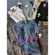 Chrome Heart 2025 Heiße Trendy Brand Cross Stickerei High Street Amerikanische vielseitige Männer und Frauen Lose Jeanshosen gerade Hosen 9928 Schwarz S