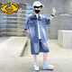 G.Duckkids Boys Summer Suit 2025 Новый джинсовый модный корейский стиль детей среднего возраста.