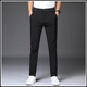 Gy yagel schwarze hose Männer schlanke Füße Eis Seiden Hoch elastische Sommer Dünne lässige Gelegenheitsanzug Hosen 1098 Blau Neun Punkte + 1098 Blau neun Punkte 29 Taillenumfang zwei Fuß zwei