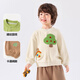 Dudujia Children's Autumn Knitted Suit Boys Cardigan Top Casual Pants Autumn Clothes Girls Cartoon Two-piece Baby Children's Clothing Green 80