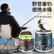 Fishing foldable water bucket, fish bucket, live fish box, multi-functional rope, anti-jump net, small fish bucket, fishing gear, fish protection bucket, 7L large folding bucket, free water rope