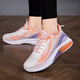 足力健大师男鞋夏季新款休闲运动鞋情侣男女网面透气跑步鞋情侣防臭小白 6636橙紫女款（双网四季款） 35