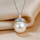 Queen of Pearls Freshwater Pearl Necklace S925 Silver Single Baroque Pendant Girlfriend Birthday Gift