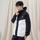 NEW BALANCELogo printed color-blocking hooded casual long-sleeved jacket jacket for men and women black black M