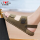 Bull Family Sandals Sandals Herren 2025 Sommer Neue Zwei-Wear-Hausschuhe Herren Beachschuhe Outdoor nicht rutschernde atmungsaktive weiche alleinige Freizeitschuhe Herren Khaki [GN12510z089] 41 (Sportgröße)