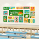 Chengliu Klasse Dekoration Klassenzimmer Dekoration School Eröffnung der Junior High School Aufnahmeprüfung Inspirierende Slogans Blackboard Zeitung Kulturkonstruktion Wandkleber 3895 Mittelschule