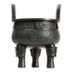 Tongguanle Bronze Stativ Ornamente Antique Bronze Ware Dingsheng Qianqiu Handwerk Keding Office Desk Eingang Weinschrank Desktop Dekoration 60 cm hoch + Basis