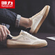 Chaussures de toile guerrière chaussures pour hommes couple de chaussures décontractées respirantes printemps et été confortable chaussures sportives polyvalentes b331 riz gris 40