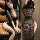 Manyan sexy underwear sexy lingerie free lace secretary pajamas seduction passion uniform battle suit 9766 white [lace slit long skirt] one size [suggested weight 80-120 Jin [Jin equals 0.5 kg]]