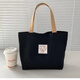 Cute canvas bag for women 2025 new style plus simple small bag office worker commuting bag mini handbag love puppy black zipper style