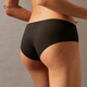 
Calvin KleinCK underwear for women two-packs comfortable, non-marking cotton crotch anti-pinch hip half-butt panties QP1049O 6XY-space black/meat color S