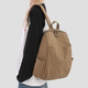 Mochila simple y moderna nueva estilo de estilo europeo y americano mochila liviana para niñas para niños bolsa de viaje macaron verde un tamaño