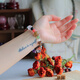 
CAOX Yuzu Hanyu same natural Duobao Hair Crystal Aquamarine Strawberry Crystal Crystal Men and Women Couple Bracelet 12D14124