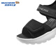 Skechers boys' open toe sandals 406512L black/BLK 33.5