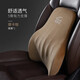 爱车屋（ICAROOM）汽车头枕 颈枕靠枕u型枕 车载车用记忆棉靠垫 I-658MF-CSN6189 五骨设计水晶法兰摩卡咖头枕 '1