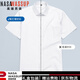 Nasawassup High-End-Sommer-Baumwolle komfortable Hemd mit kurzer Ärmeljugend und Geschäfte mittleren Alters Casual formelles Tragen Twill Shirt Inch Shirt Thin DX6630 38