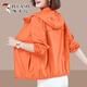 Pájaros carpinteros 2025 Summer New Women's Sunspreen Cloth Ice Seda de seda transpirable Ropa de protección solar Camisa de protección solar Batón Verde M (recomendado para ser menos de 100)