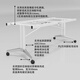 Maiya Furniture conference table removable and foldable training table long table training table telescopic splicing table with wheels foldable warm white 240*120cm including installation