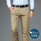 Baisi Dun High-end Tencel Cotton Men's Casual Pants Straight Leg Loose Business Suit Pants Spring Middle-aged Dad Men's Pants 6223 Khaki Spring and Autumn Style 33 Two Feet Five Five