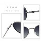 QBLU QIANBAILU Europäischer und amerikanischer Retro -Trend Sonnenbrille für Frauen polarisierte Metall Sonnenbrille Sonnenschutzbrille C2 Flaches Gungrau Blau