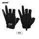 RVVR outdoor new anti-slip fishing gloves, wear-resistant and breathable three-finger lure gloves, three-finger exposed black M