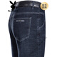 Playboy (Playboy) Jeans d'été des jeans minces lâches hommes de la taille moyenne de taille moyenne du milieu d'âge moyen 3882 bleu foncé 40 [3 pieds 2 taille]