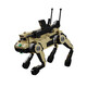 Yunya kompatibel mit LEGO Militärbausteinen 3-in-1 Mechanical Dog Strek Mobile Artillerie Rüstung Jungen Urlaubsgeschenk [mechanischer Wolf] 826pcs