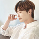 Kein Yinji Notitle Lee Jong-soo Star Personalisierte V-Ausschnitt handgefertigtes Langarmhemd Frühling Trendy Männer loser Designer Einfacher schwarzer C698 L