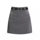 He Jiagong skirt, women's commuter interview suit skirt, one-step skirt, hip-covering slim skirt, short skirt, a-line skirt, spring and autumn, gray M, recommended 100-110 Jin Jin equals 0.5 kg