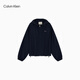 Calvin Kleinjeans 25 Letras clásicas de Autumn Autumn New Women al aire libre Chaqueta con capucha casual CEF Naked Blue xxs