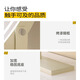 飞旺藤达led智能带灯化妆镜台式桌面可旋转高清梳妆镜家用卧室梳妆台镜子 【店长力荐】奶油白40cm