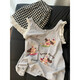 Miao Dessert Hund Pyjamas für Frauen im Sommer modal ärmellose sexy Schlinge Weste mit Brustpolster Sommer-Heimkleidung Zwei-teiliger Dachshund Hund L.