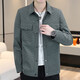 DVHNMK Veste pour hommes Spring et automne à l'automne New Style Business Businet Office haut de gamme Plaid Jacket Jacket Navy Blue [Spot Deviling Twit