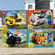 Other home Minecraft building block assembly model 8-in-1 integrated set Fox Island Ice and Snow City Scene Boy 811 Castle Track 757 particles