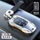 Yusenyi Special Jaguar Key Cover Xfl Xel Room XJL24 Fype Herren E-Pace Women's Car Bag Schnalle Jaguar Ein Stil modischer Silber + Schild Schlüsselbund