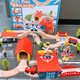 [2877 Les gens collectent] Track en bois Trains en bois Electric Train Tour Toy Car enfants Utilisez le cerveau 32 pièces Courses de montagnes russes Blocons de construction Small Train
