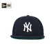 NEW ERA纽亦华MLB棒球帽2025夏季新款59FIFTY DAY限定男女情侣平檐全封帽 14724902-藏青色 纽约洋基队 718 【56.8cm】