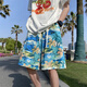 Jueshao Beach Shorts Summer de hombres delgados de natación de color natante de secado rápido