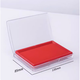 Deli round quick-drying ink pad red quick-drying ink pad financial office hard sponge second-dry stamp 9864 ink pad (red) 1 piece