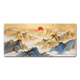 Ruqinlian ancient style cool mouse pads for extra large men and women's workstation office computer desk pads customized e-sports keyboard pads smooth thickened lock edge wrist pads support customized non-slip and wear-resistant 15124 [thickened lock edge, skin-friendly and smooth] length 1000mmX width 500mmX thickness 5mm