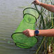 New fish basket, fish and shrimp fish basket, thickened folding small fish protective gear, crab and lobster anti-jump net bag, fishing gear, anti-hanging and quick-drying, rubberized large fish basket
