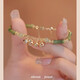 
Tell the wind chime new Chinese bamboo joint bracelet for women ins girls high-end niche retro bestie gift jewelry M673 [Tell the wind bracelet]