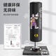 
CHUANGBU boxing sandbag vertical household taekwondo Sanda sandbag adult tumbler boxing target sandbag fitness training equipment [Cool black three bars] upgraded model/32 suction cup