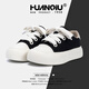 
Global Women's Shoes Classic Canvas Shoes Women's 2025 New Summer Sports Shoes Women's Versatile Student Lightweight Casual Board Shoes Black 38