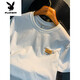 Playboy (PLAYBOY) white T-shirt men's summer new high-end trend printed T-shirt American light luxury Xinjiang cotton comfortable short-sleeved T-shirt Green [JSW9906 Mint Green] M suitable for 90-108 Jin [Jin equals 0.5 kg] wear