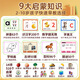 All-round learning training machine two-in-one LCD handwriting board large screen writing board children's early education learning drawing board [Pure English version] Cartoon learning training machine + free 1 spare pen