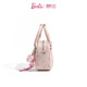 Barbie Bag One Shoulder Women's Bag Fashion Handheld 2025 New Boston Bag Crossbody Bag Birthday Gift Chinese Valentine's Day