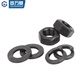Guwanji Grade 12.9 High Strength Hexagonal Nut, Screw Cap, Flat Washer Spring Washer Set Combination M2M3M4M5M6M8-M30 Grade 12.9 Iron Black M8 50 Sets